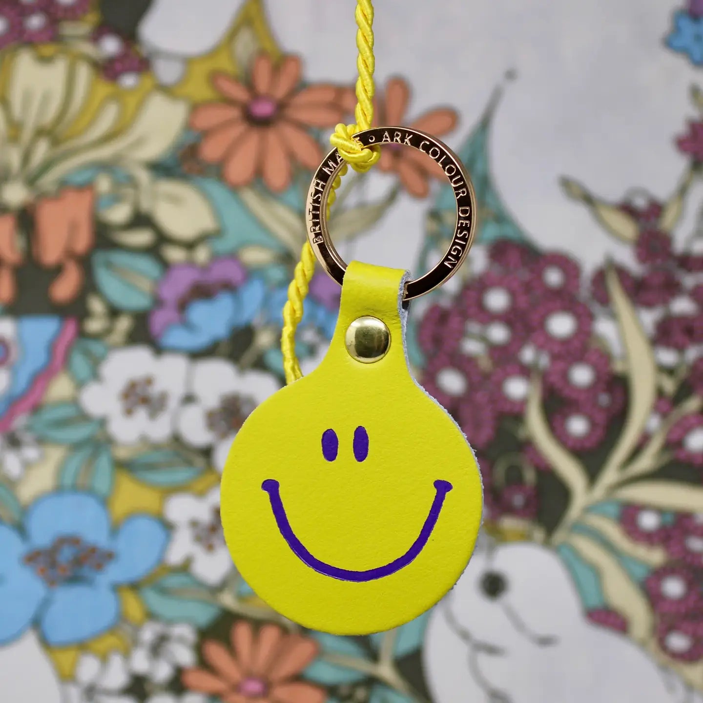 Feeling Lush Smilie Face Key Fob