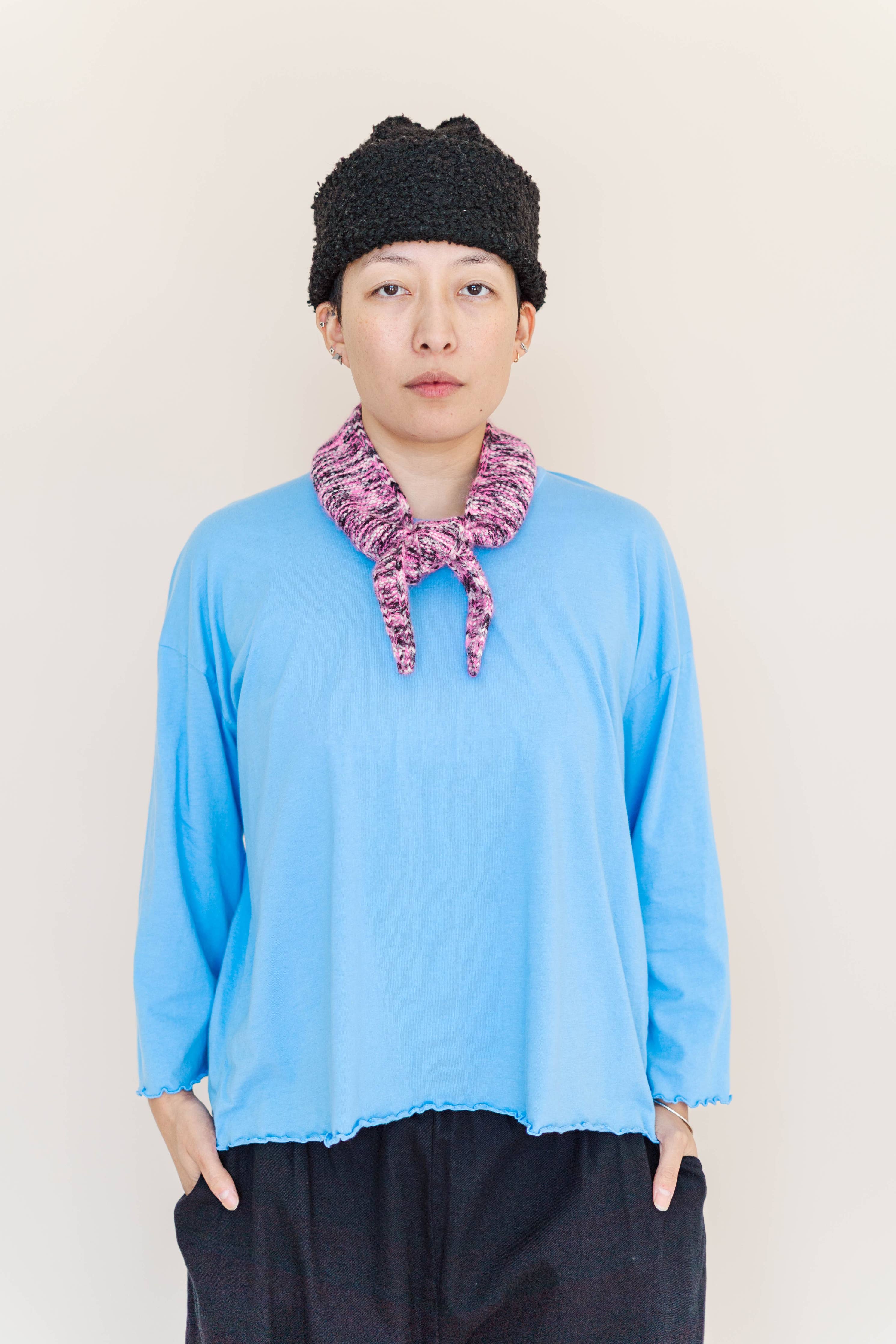 Baby Blue Long Sleeve Top