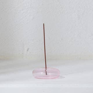 Glass Vessel Incense Holder