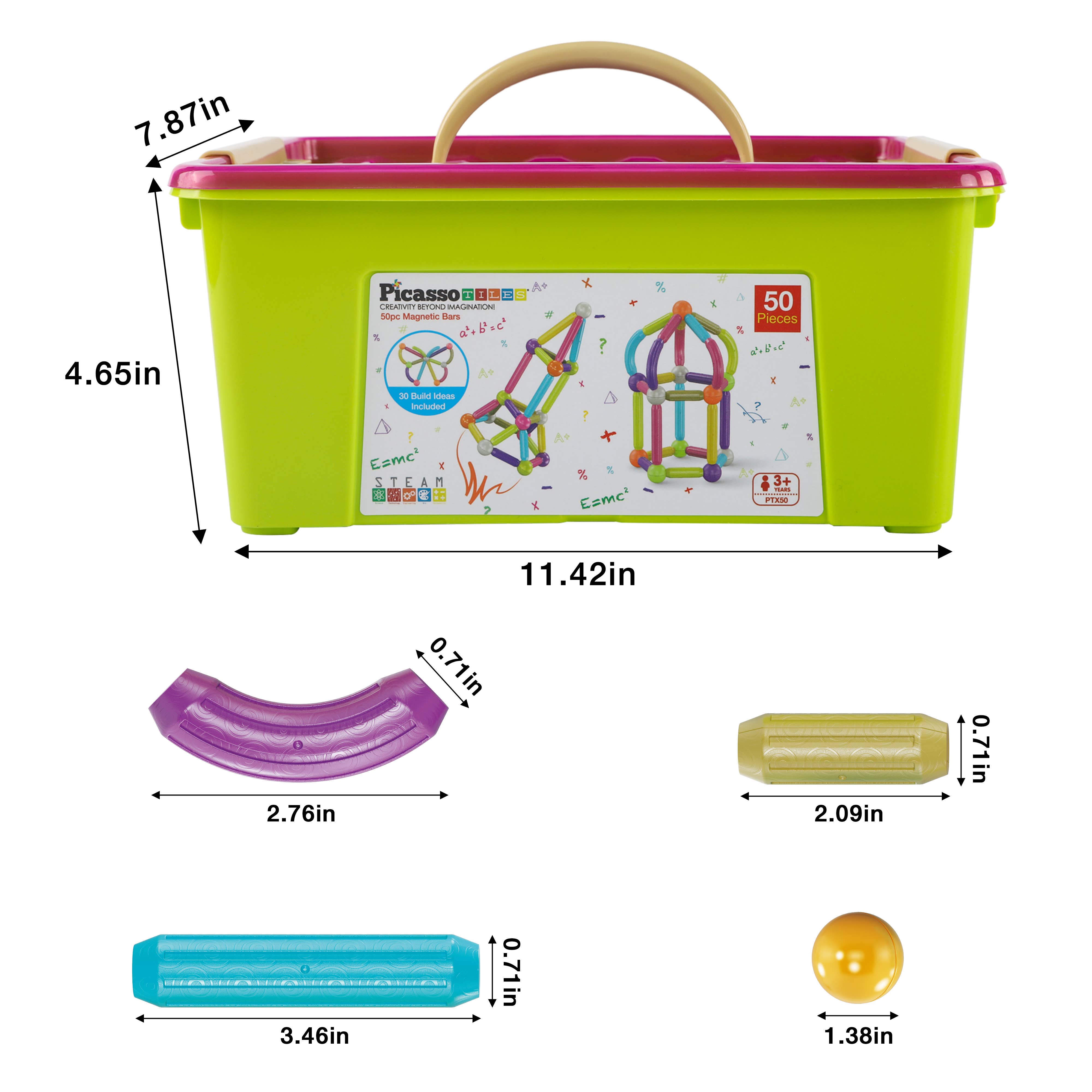 Magnetic Stick Stacking Blocks
