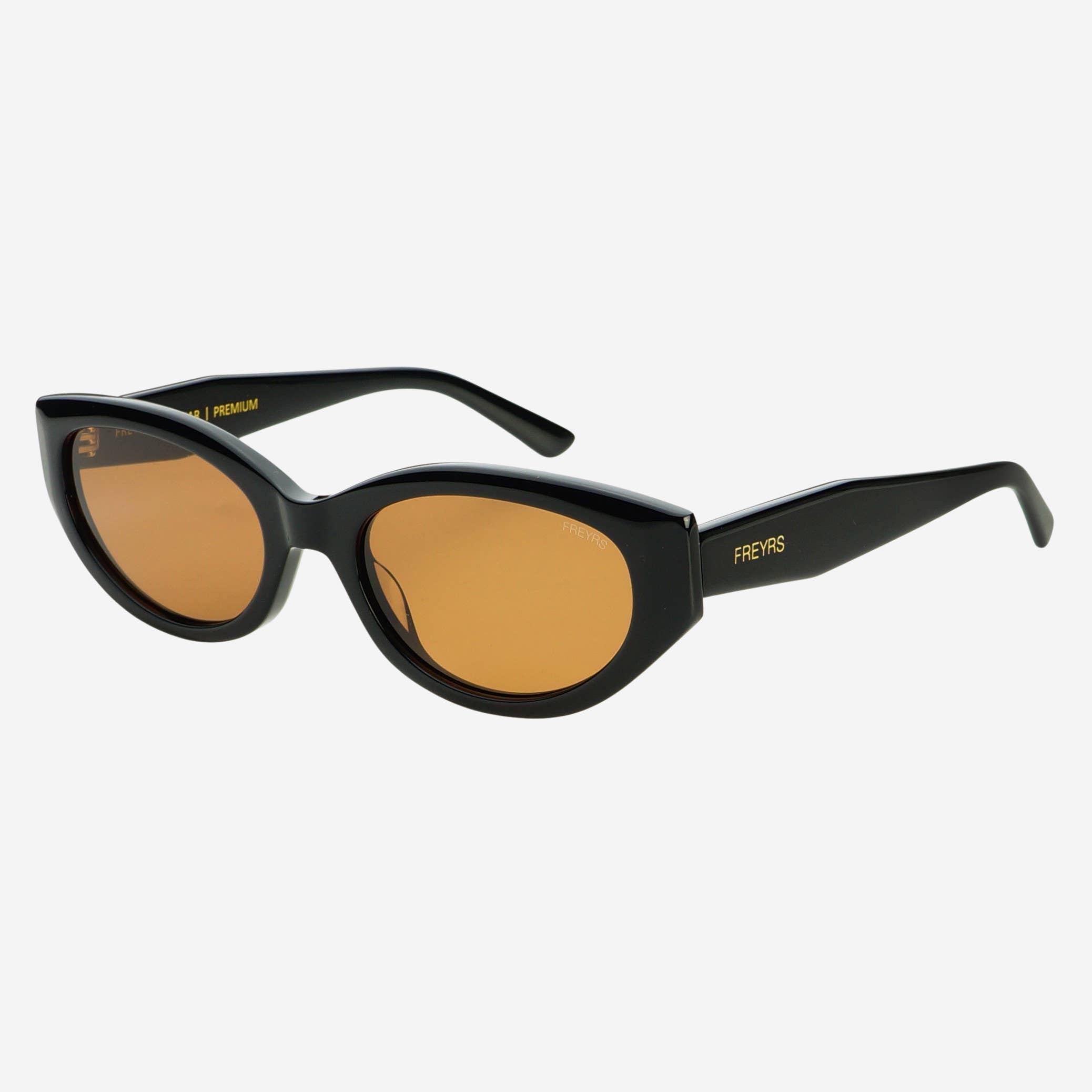 Ameli Acetate Cat-Eye Sunglasses : Black