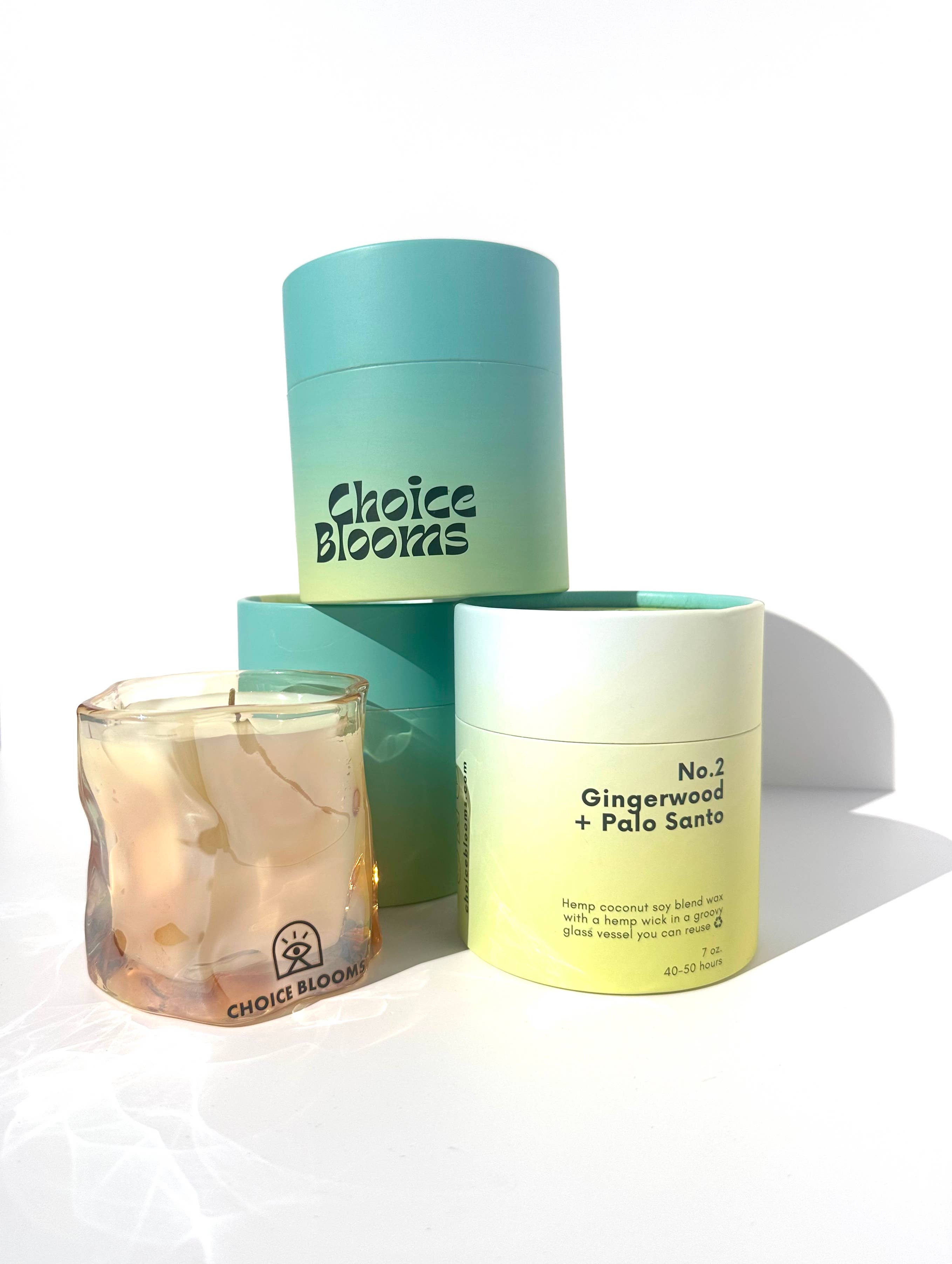 Gingerwood + Palo Santo Candle