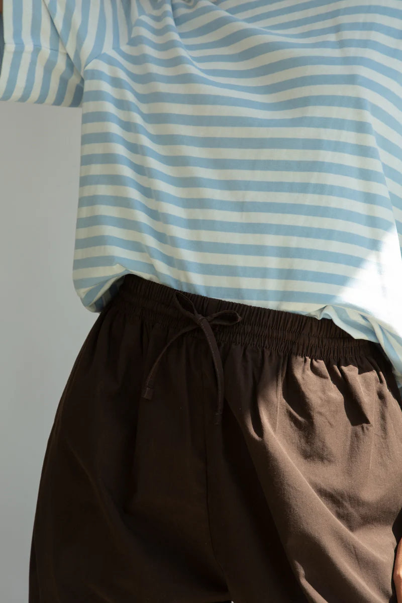 Cedar Organic Cotton Poplin Trouser | Cacao