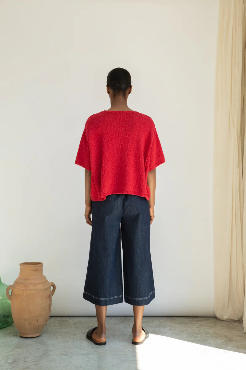 Nicole-Leigh Organic Cotton Denim Trousers