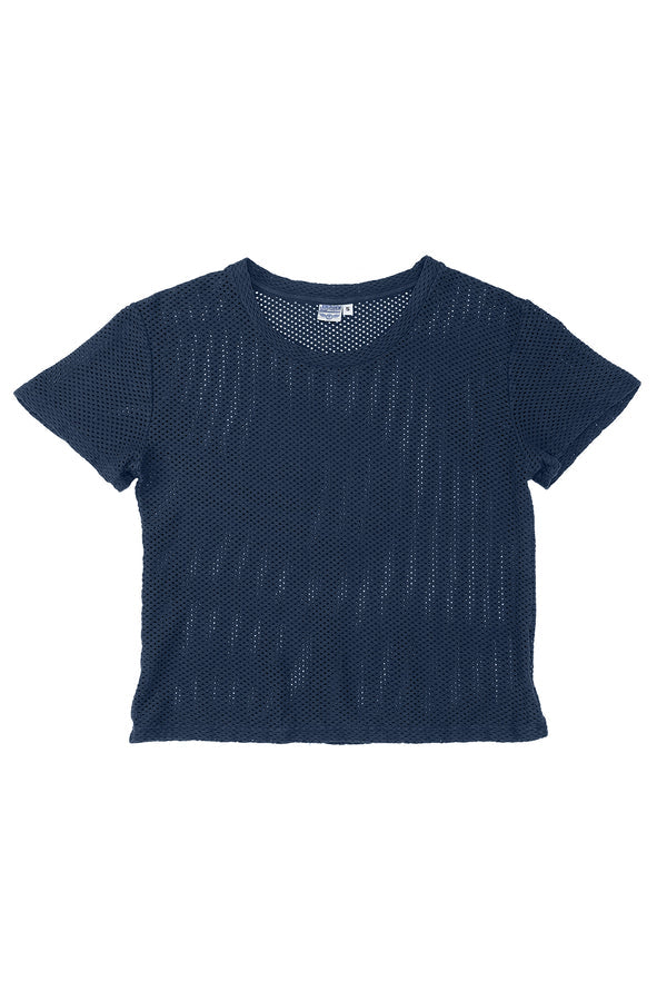 Carmen Mesh Cropped Tee
