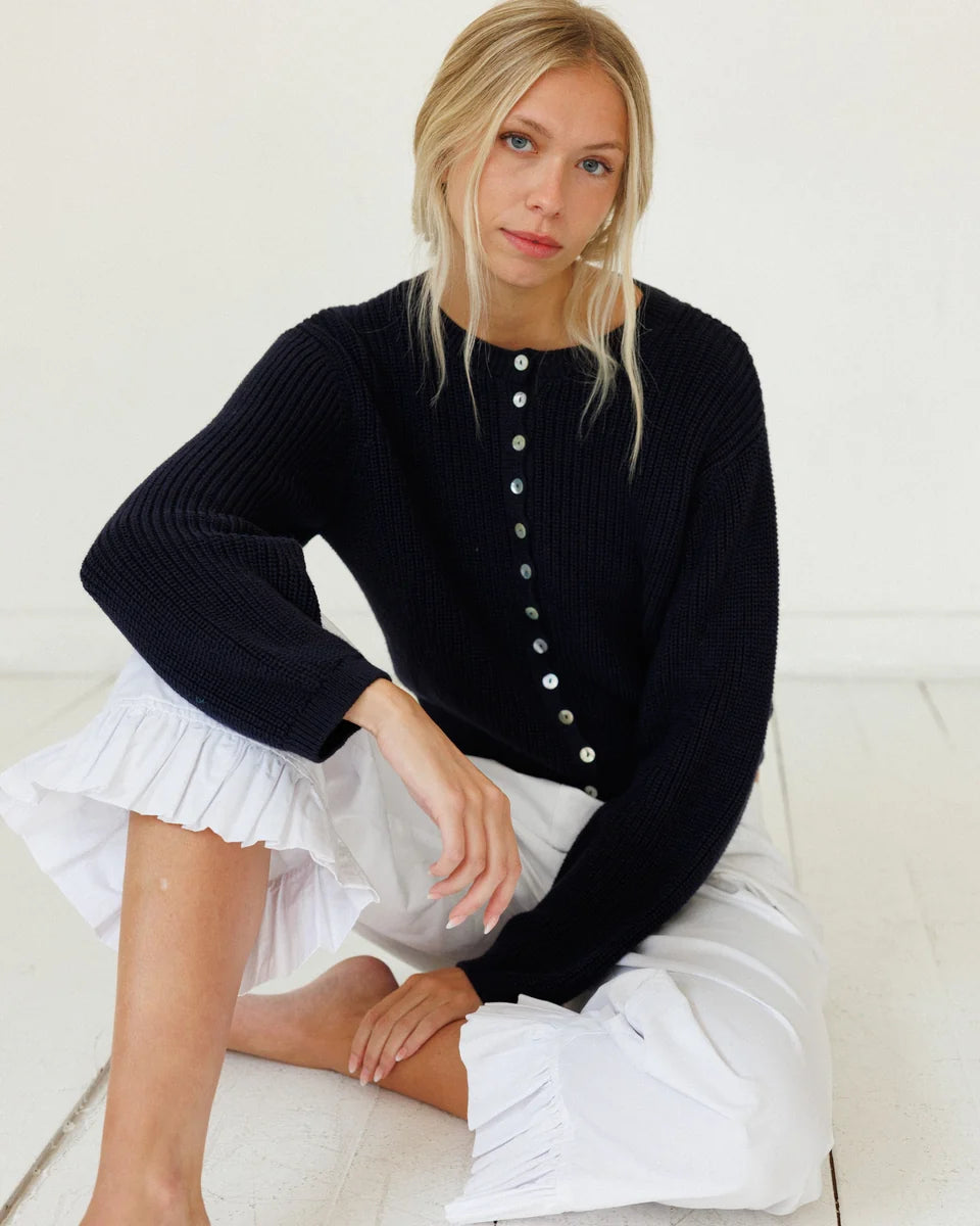 Harbour Cardigan | Navy