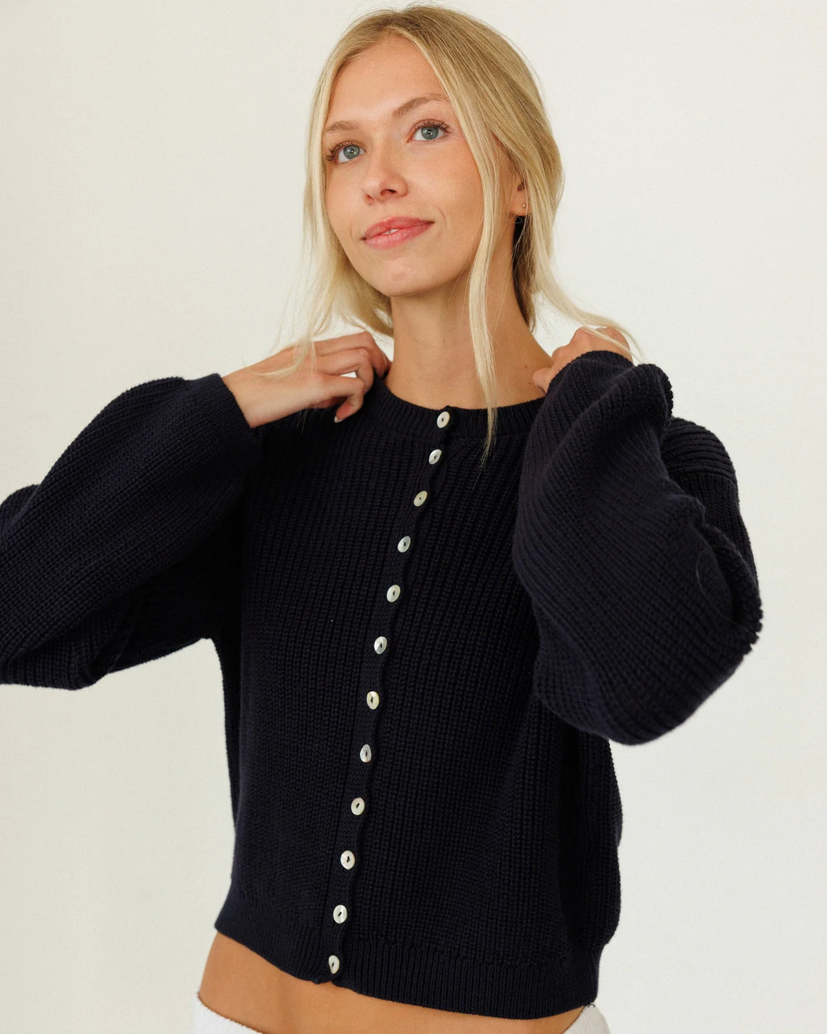 Harbour Cardigan | Navy