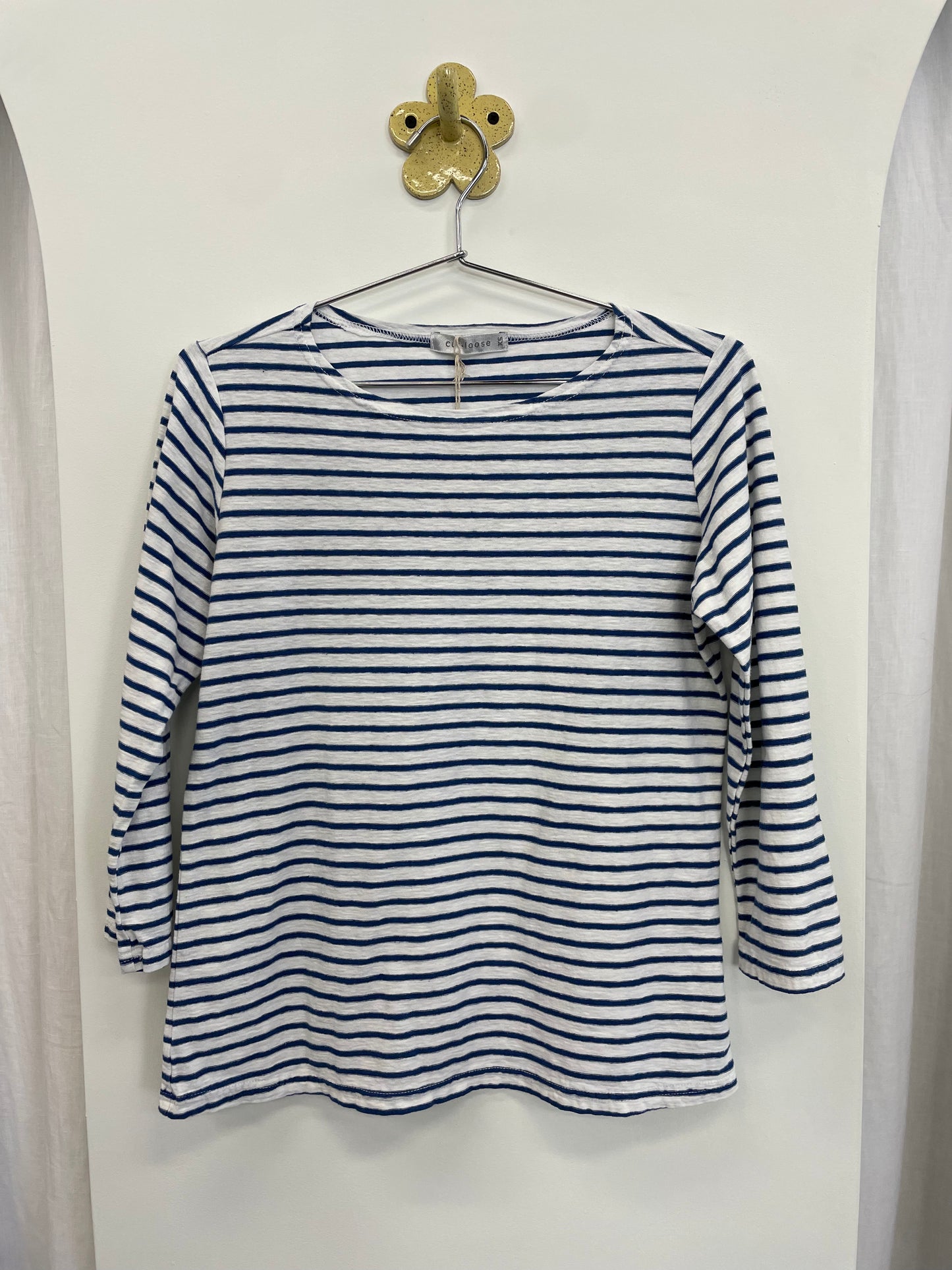 Boatneck Striped Tee