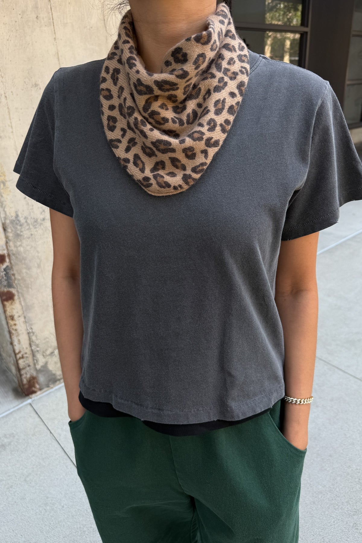 Cashmere Bandana | Leopard