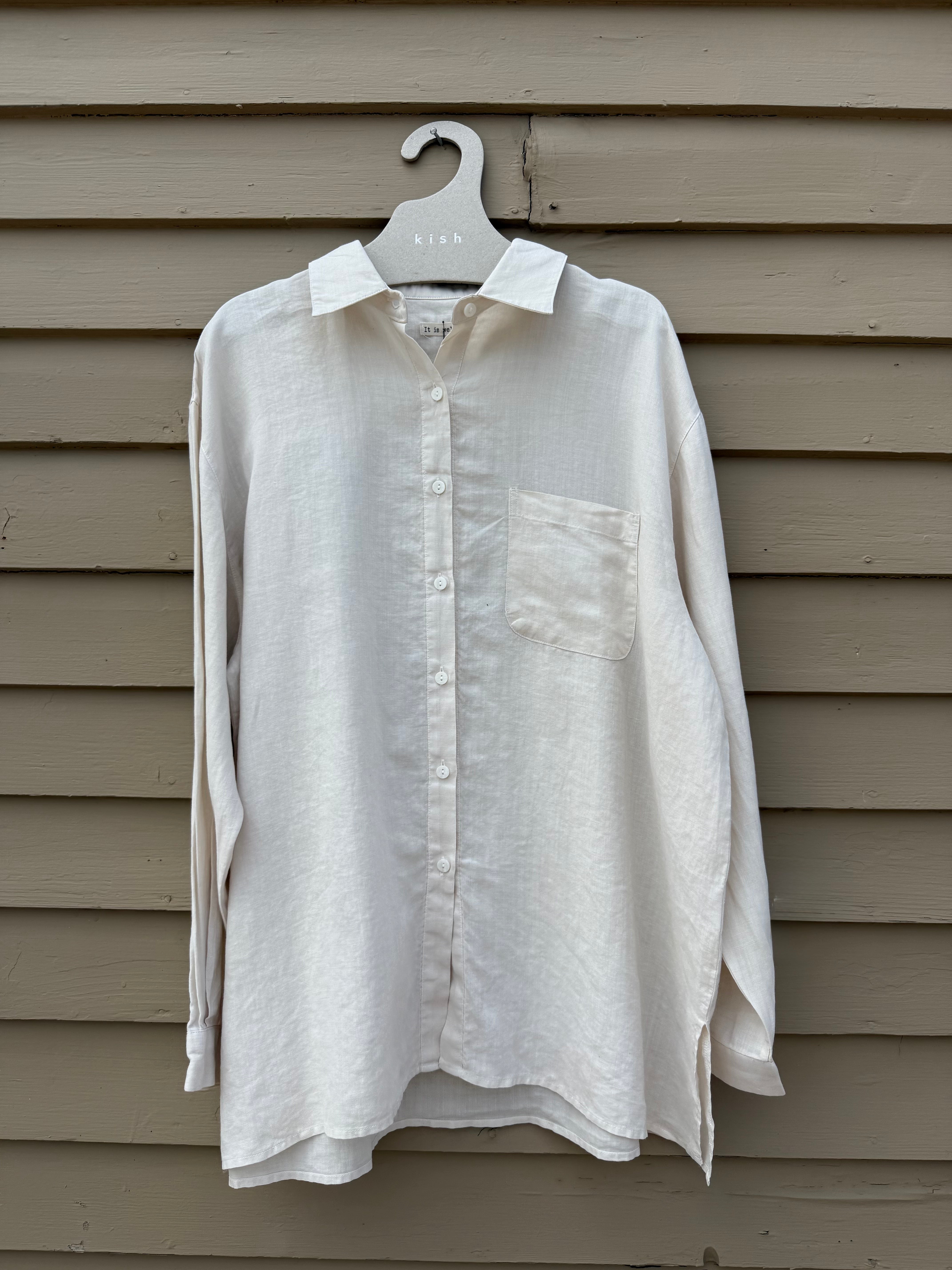 Oversized Linen Shirt