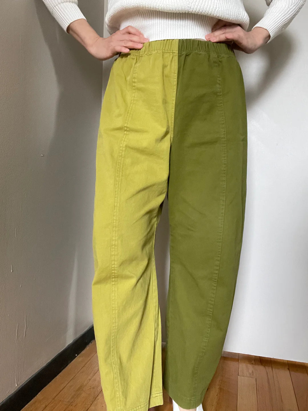 Janus Pant - Colorblock Lime