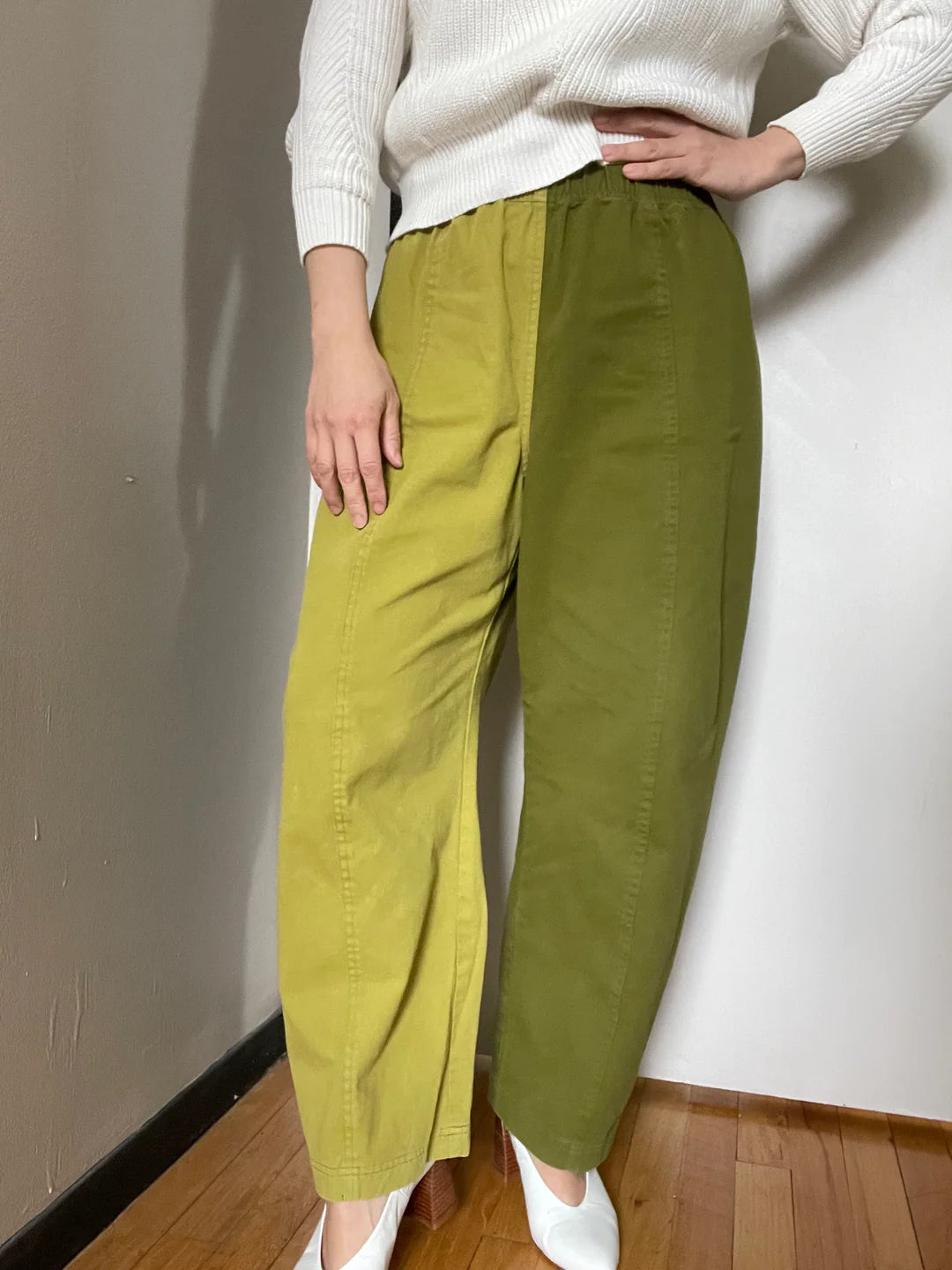 Janus Pant - Colorblock Lime