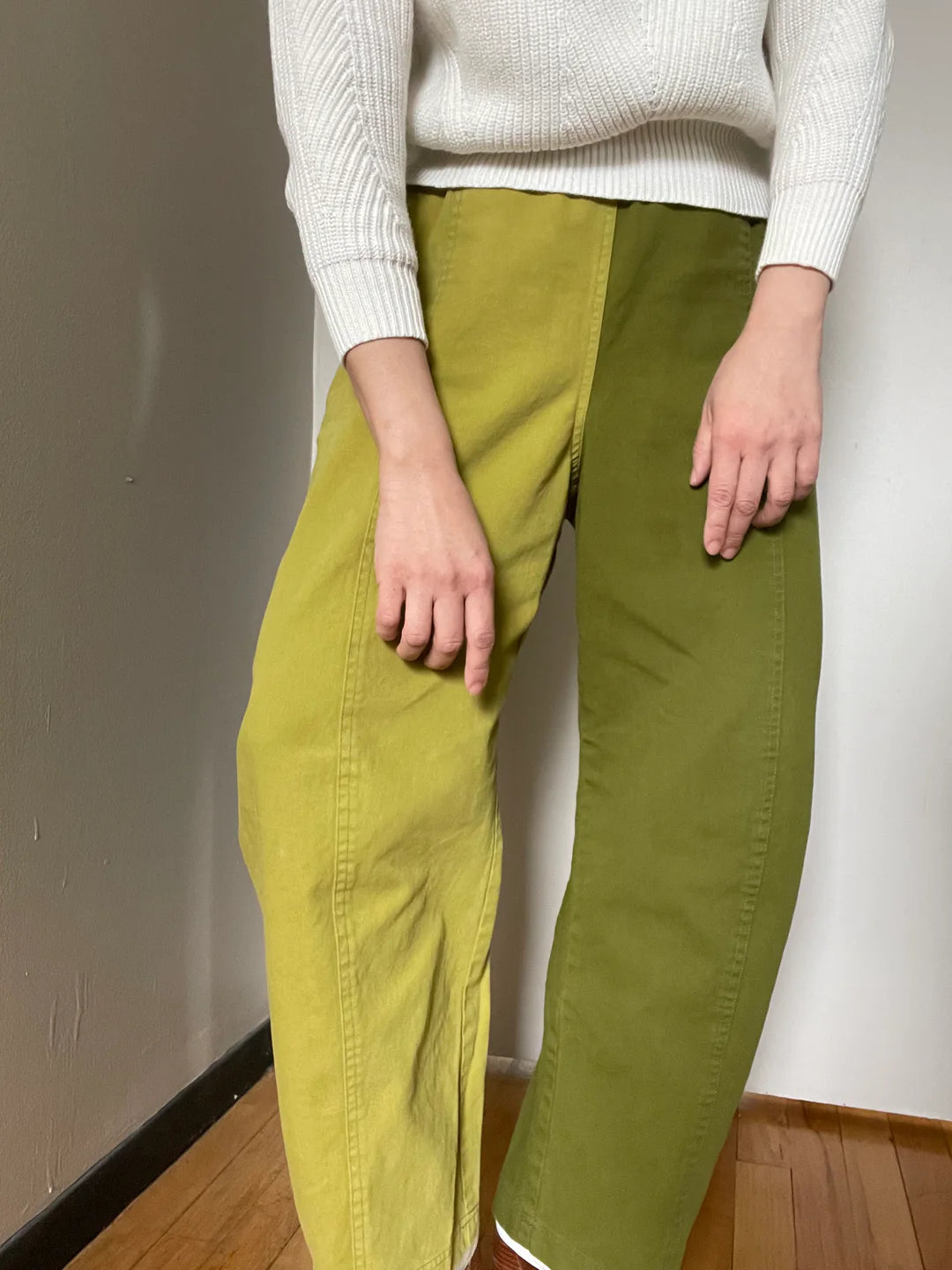 Janus Pant - Colorblock Lime