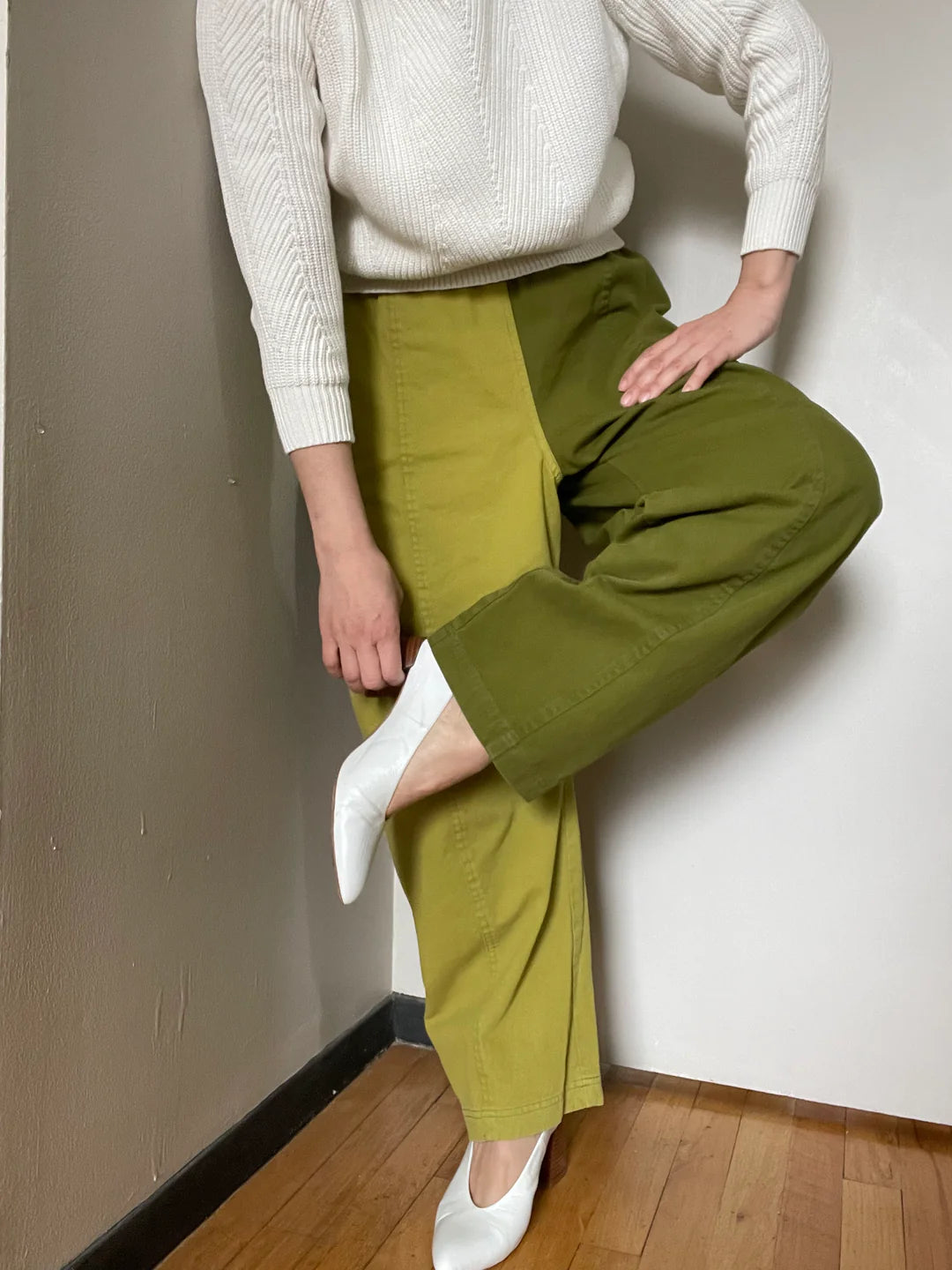 Janus Pant - Colorblock Lime