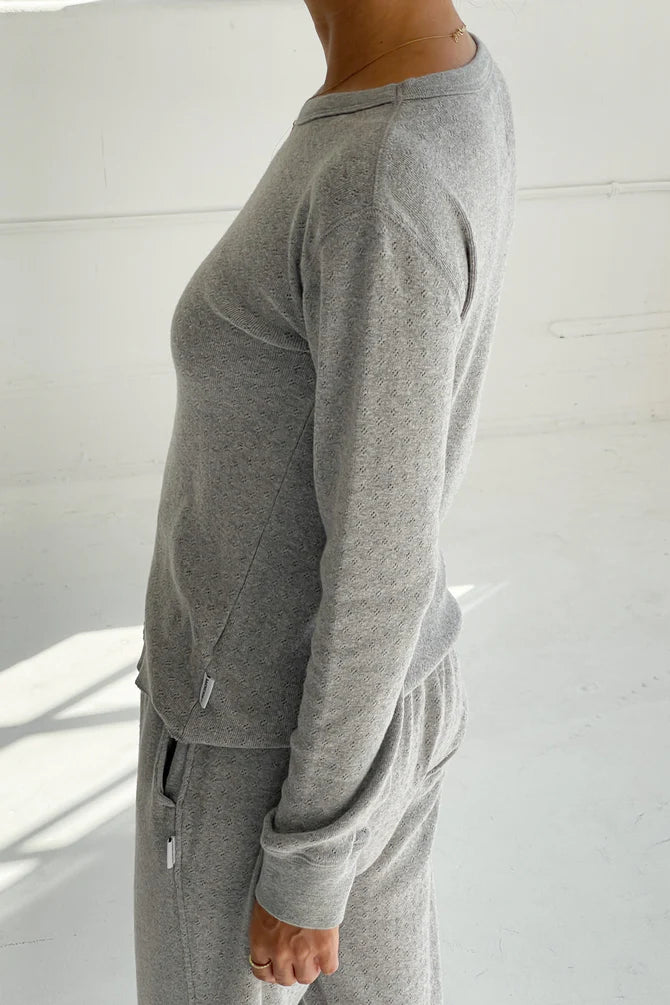 Pointelle Fundamental Tee