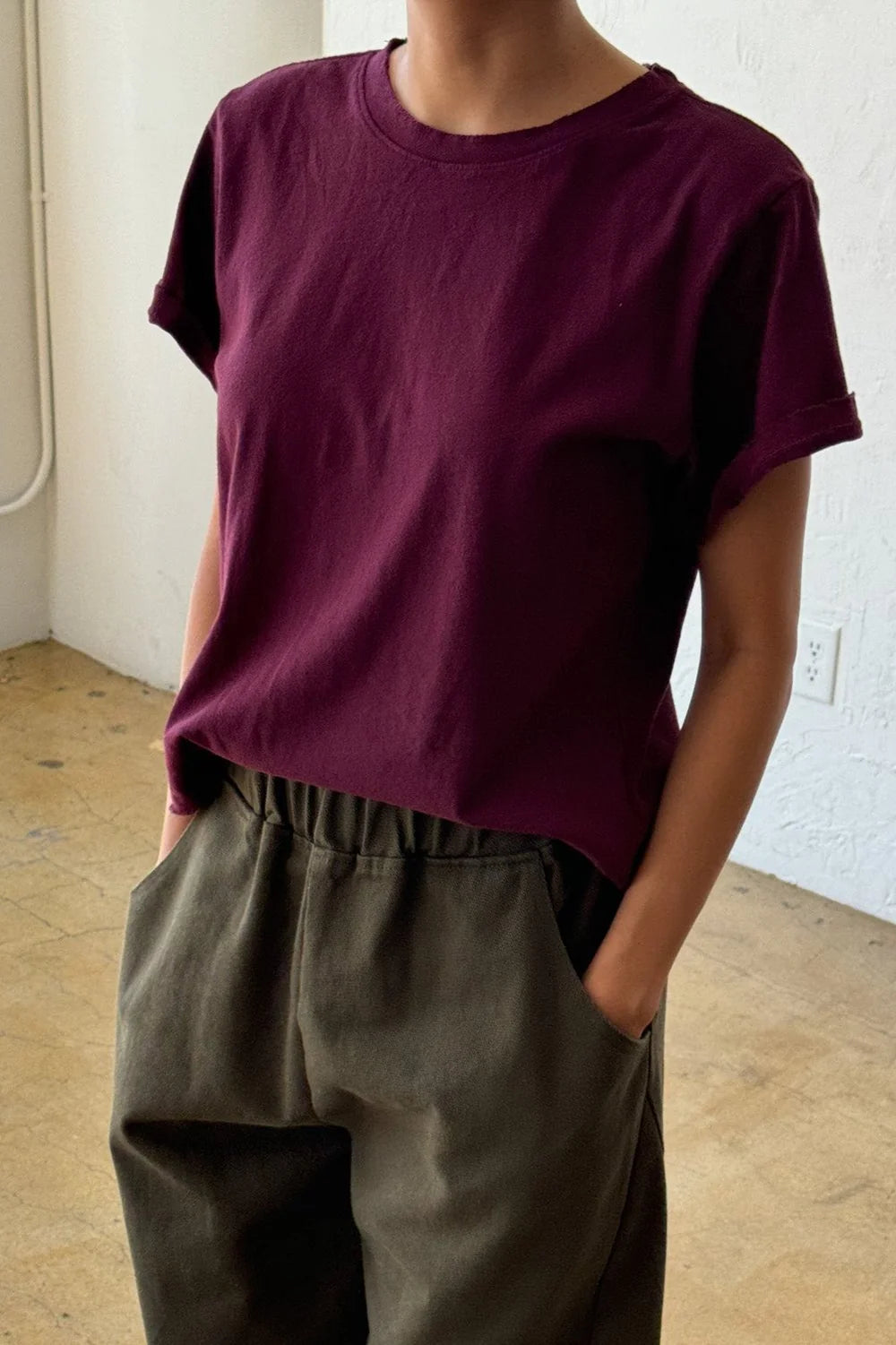 Darling Tee in Maroon Darling Tee in Maroon