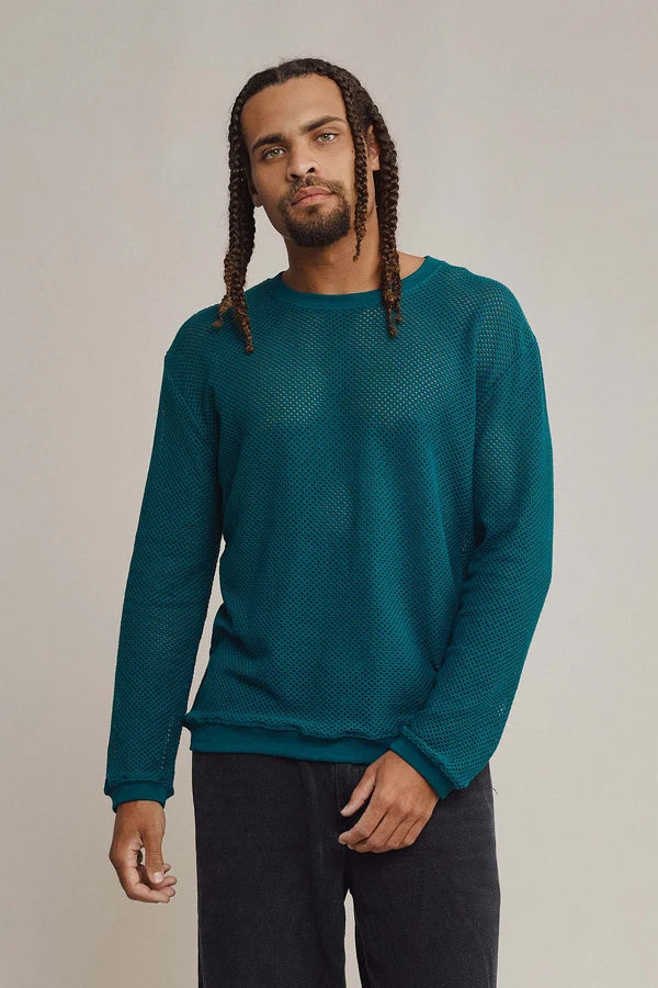 Incline Mesh Long Sleeve Tee