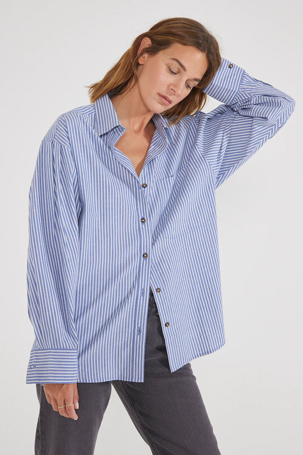 Mallory Pleat Sleeve Shirt