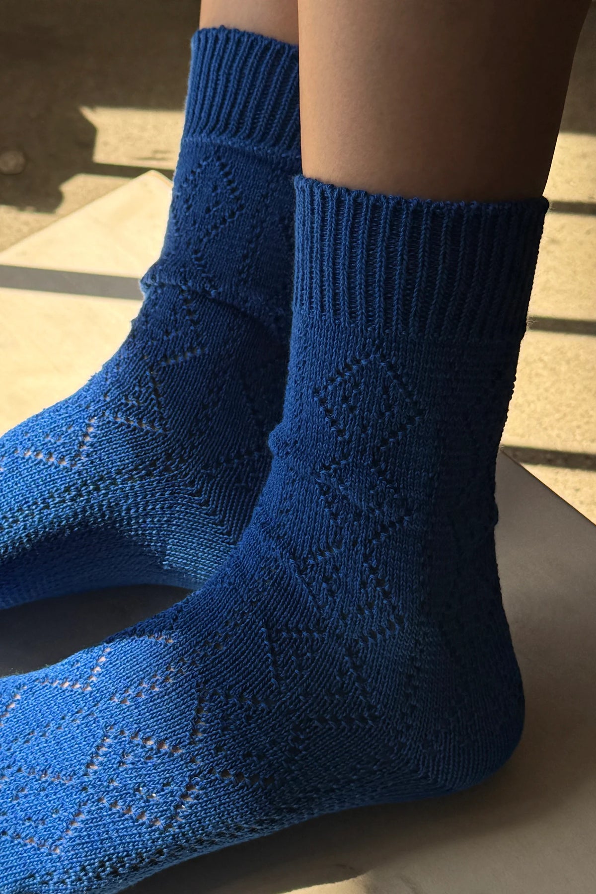 Modal Eyelet Socks