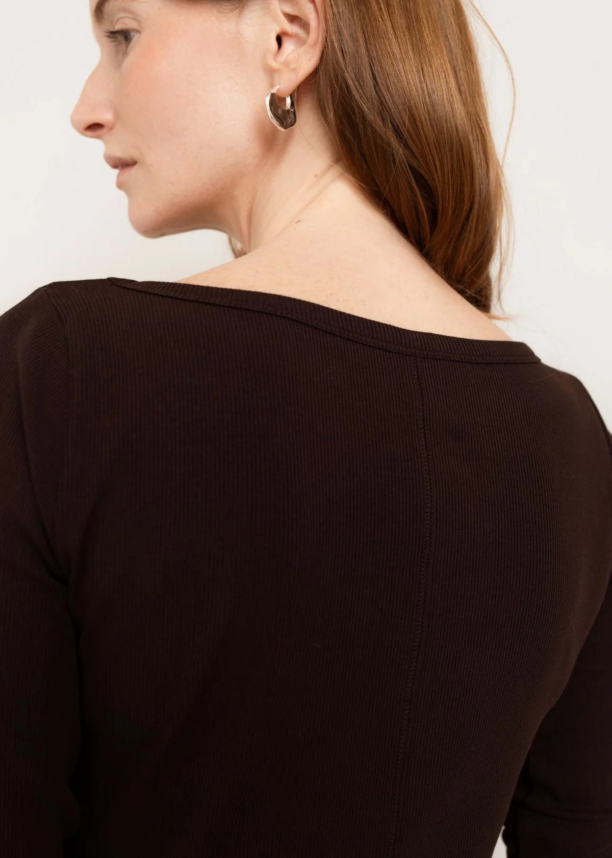 Casey Boatneck Dress | Chocolate