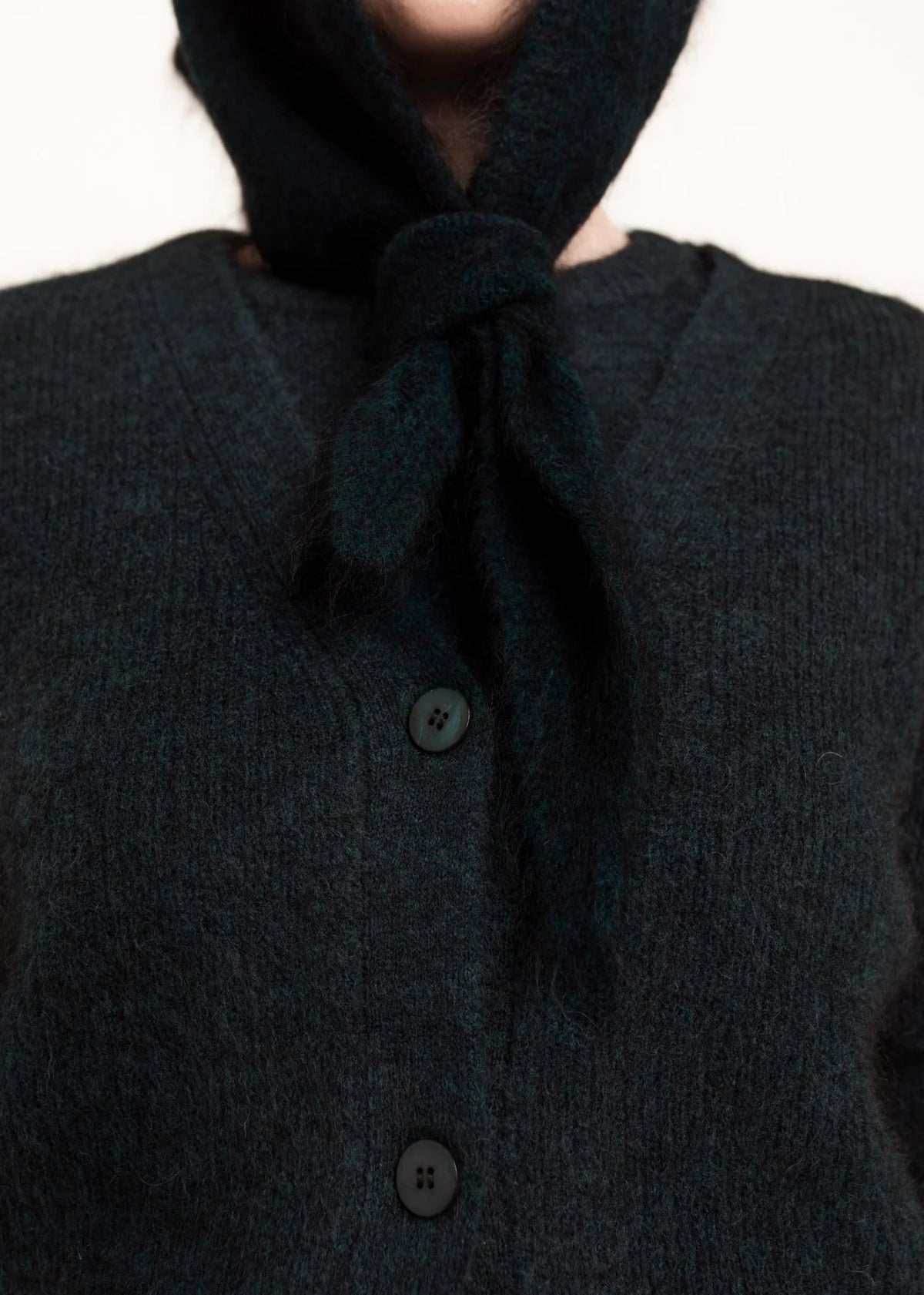 Serena Cropped Cardigan | Teal Mix
