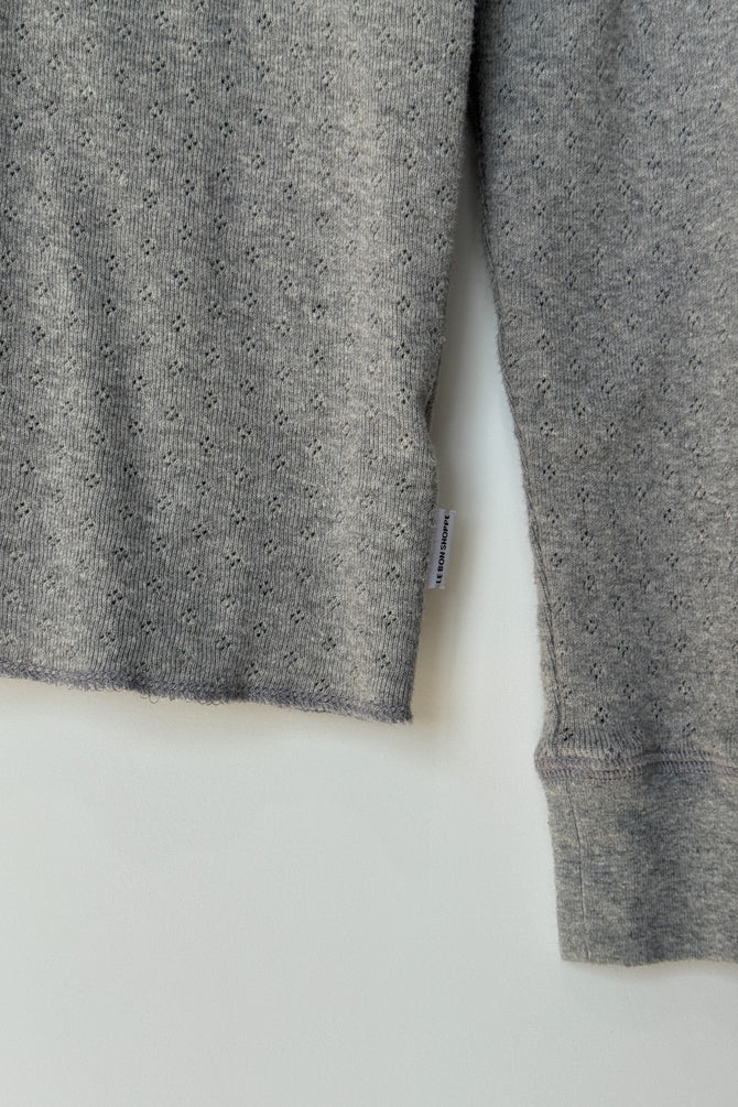Pointelle Fundamental Tee
