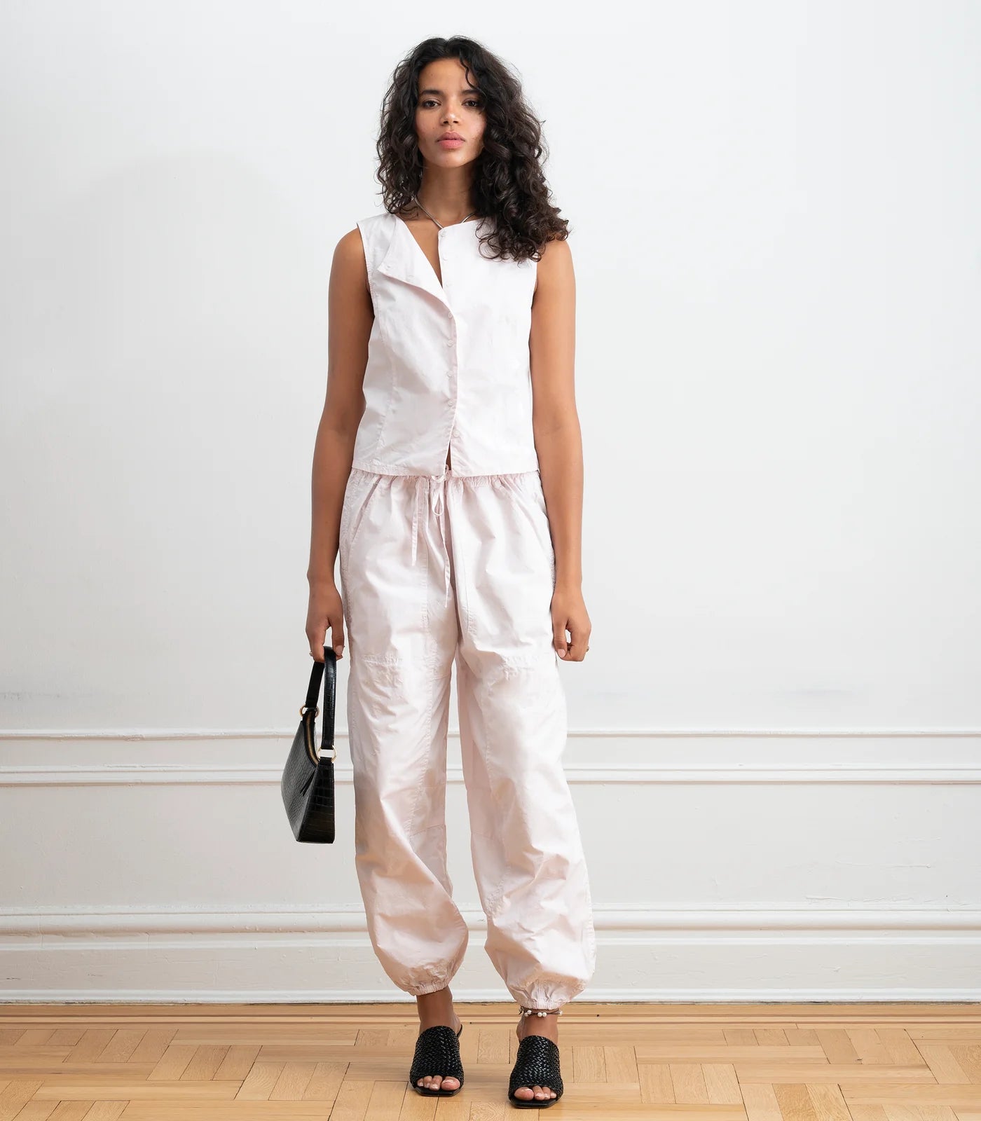 Nara Parachute Leg Drawstring Pants | Primrose