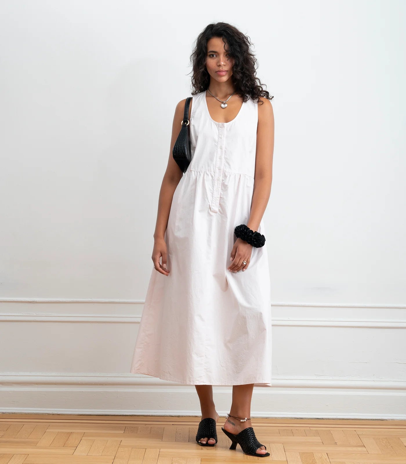 Sierra Button Up Midi Dress | Primrose