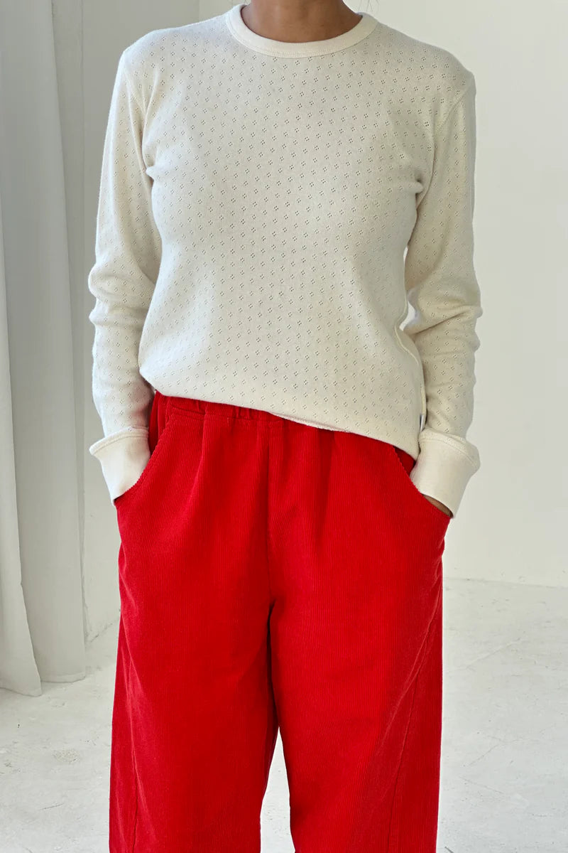 Pointelle Fundamental Tee