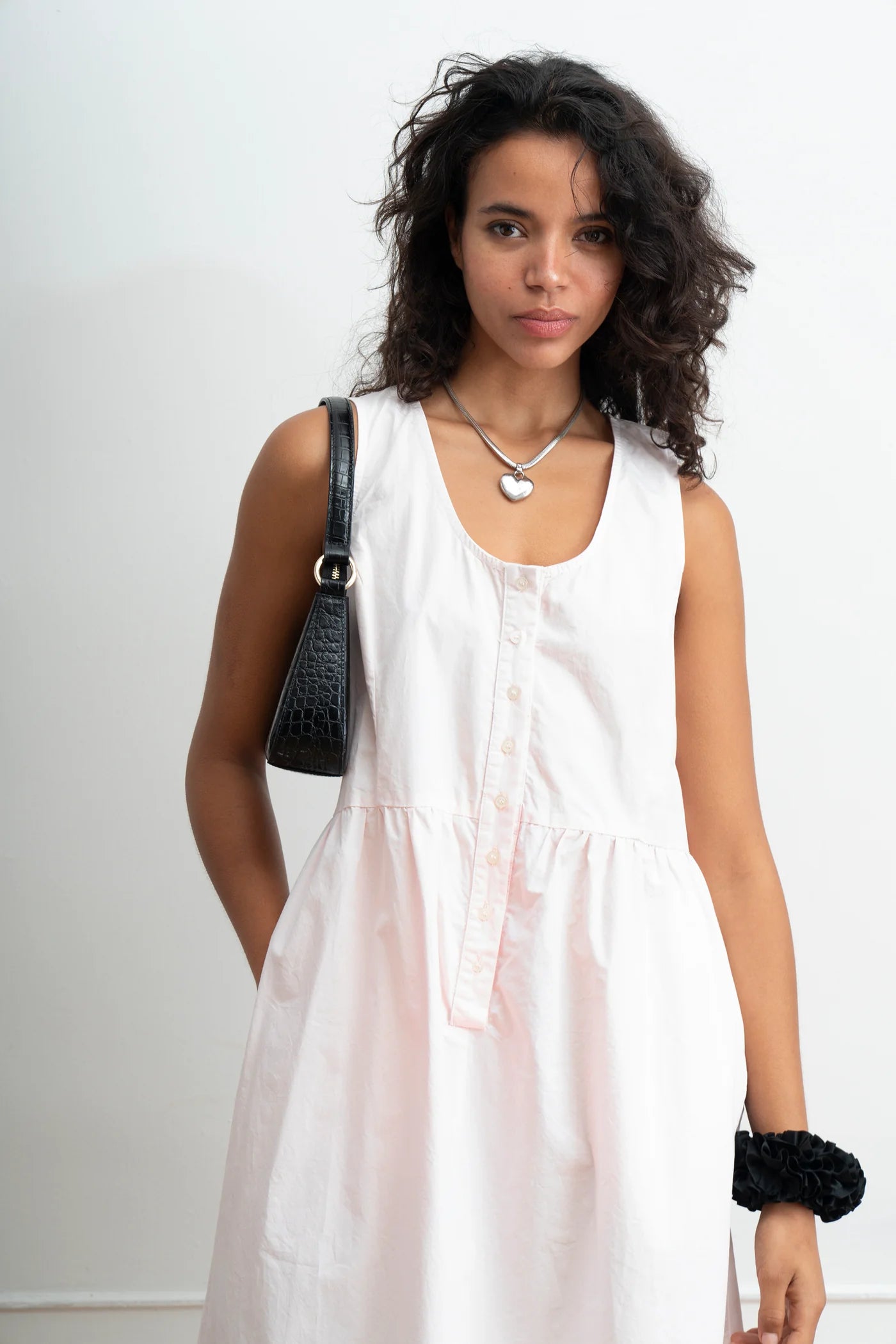 Sierra Button Up Midi Dress | Primrose