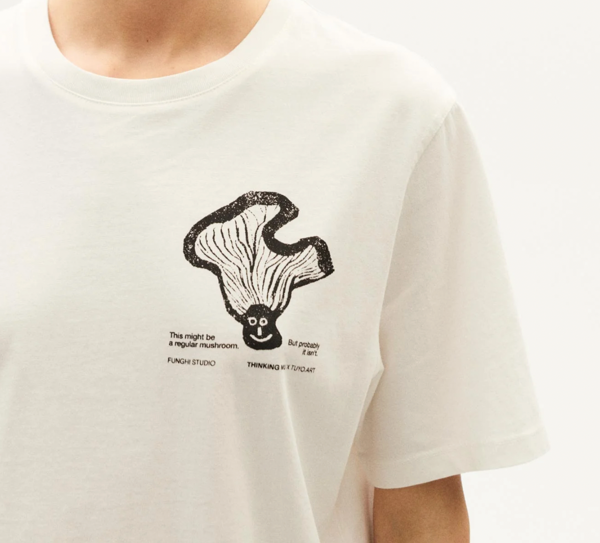 White Funghi Tshirt