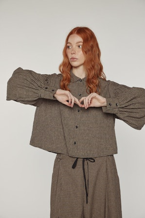 Volume Sleeve Blouse