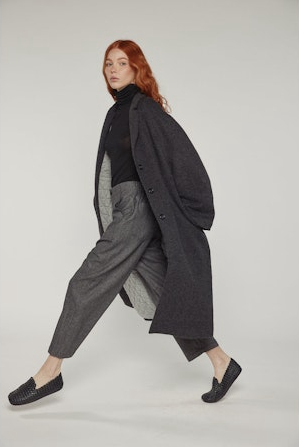 Cocoon Sleeve Maxi Coat