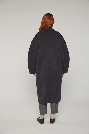 Cocoon Sleeve Maxi Coat