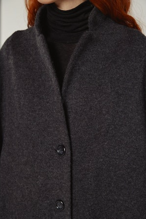 Cocoon Sleeve Maxi Coat