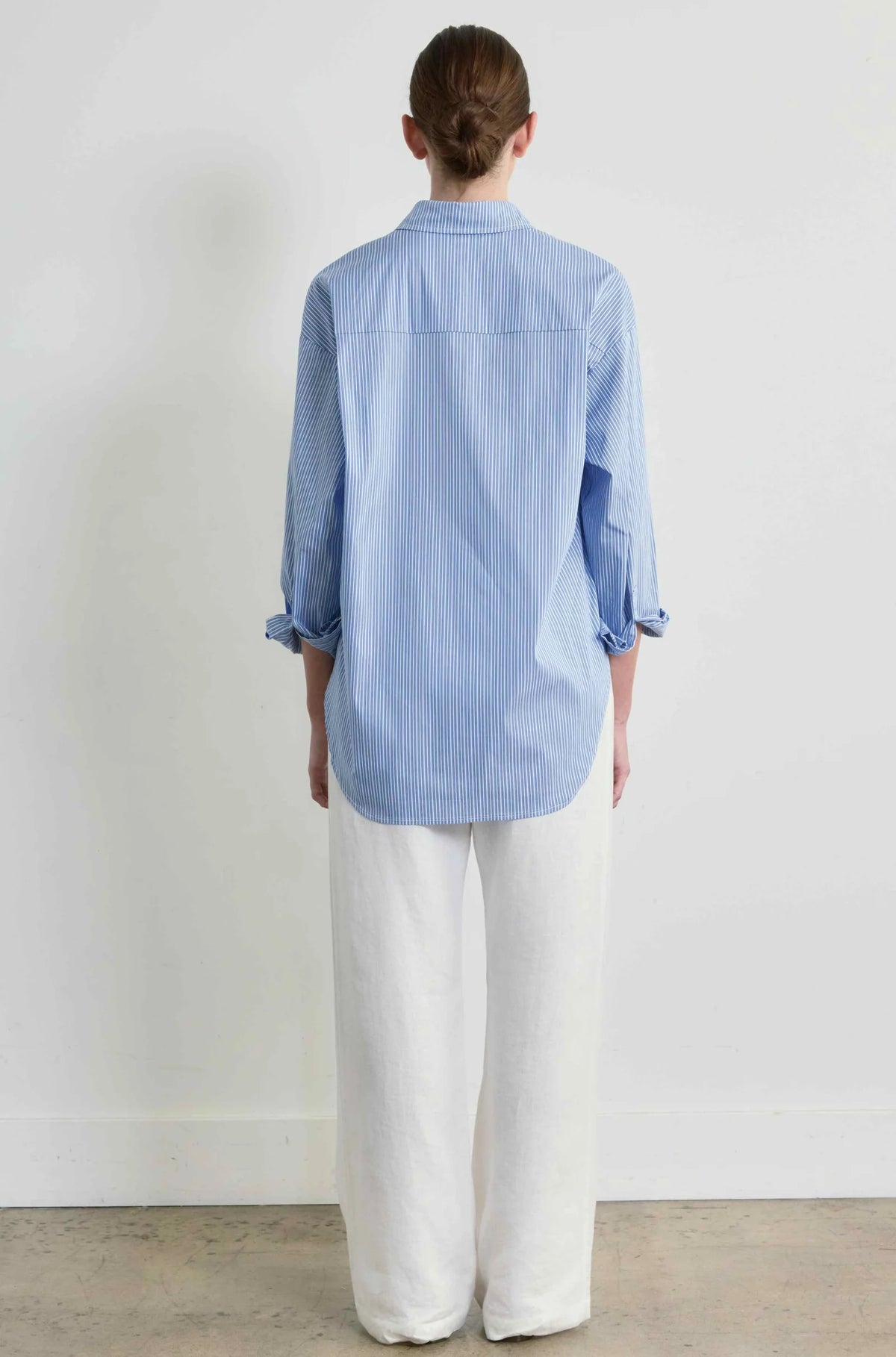 Oversized Shirt | Blue Stripe