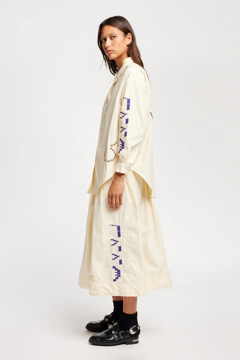 One World Embroidered Shirt
