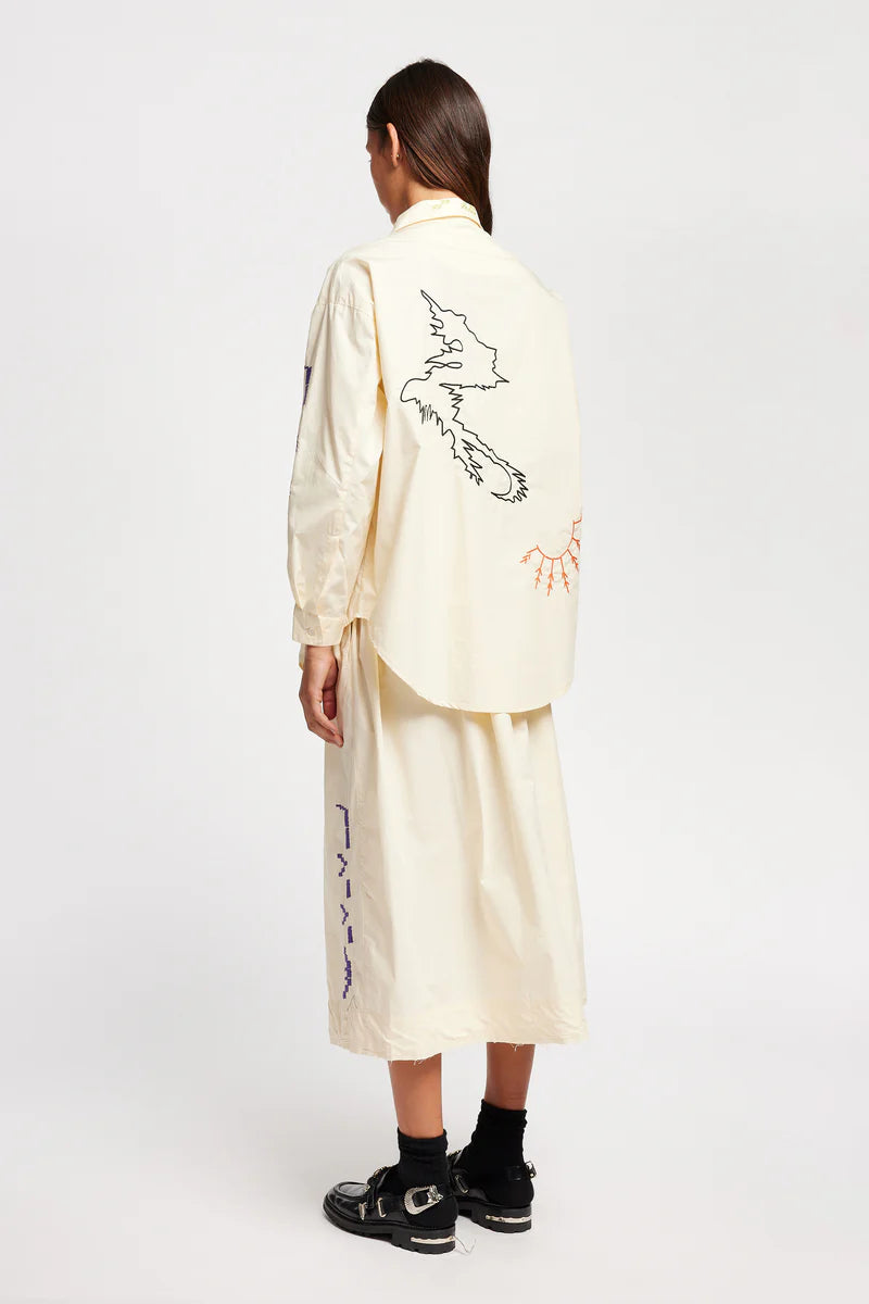 One World Embroidered Shirt