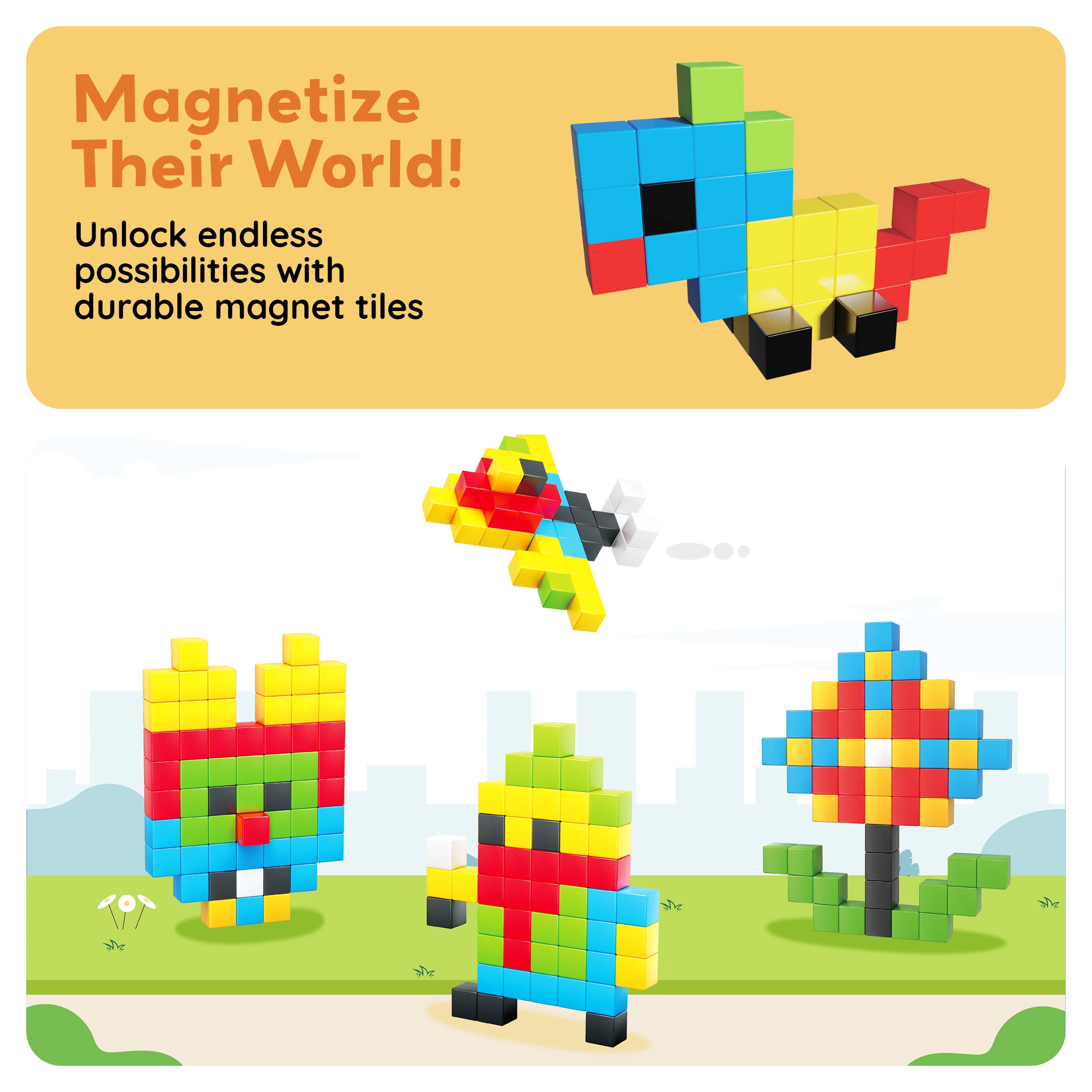 Magnetic Cubes Set