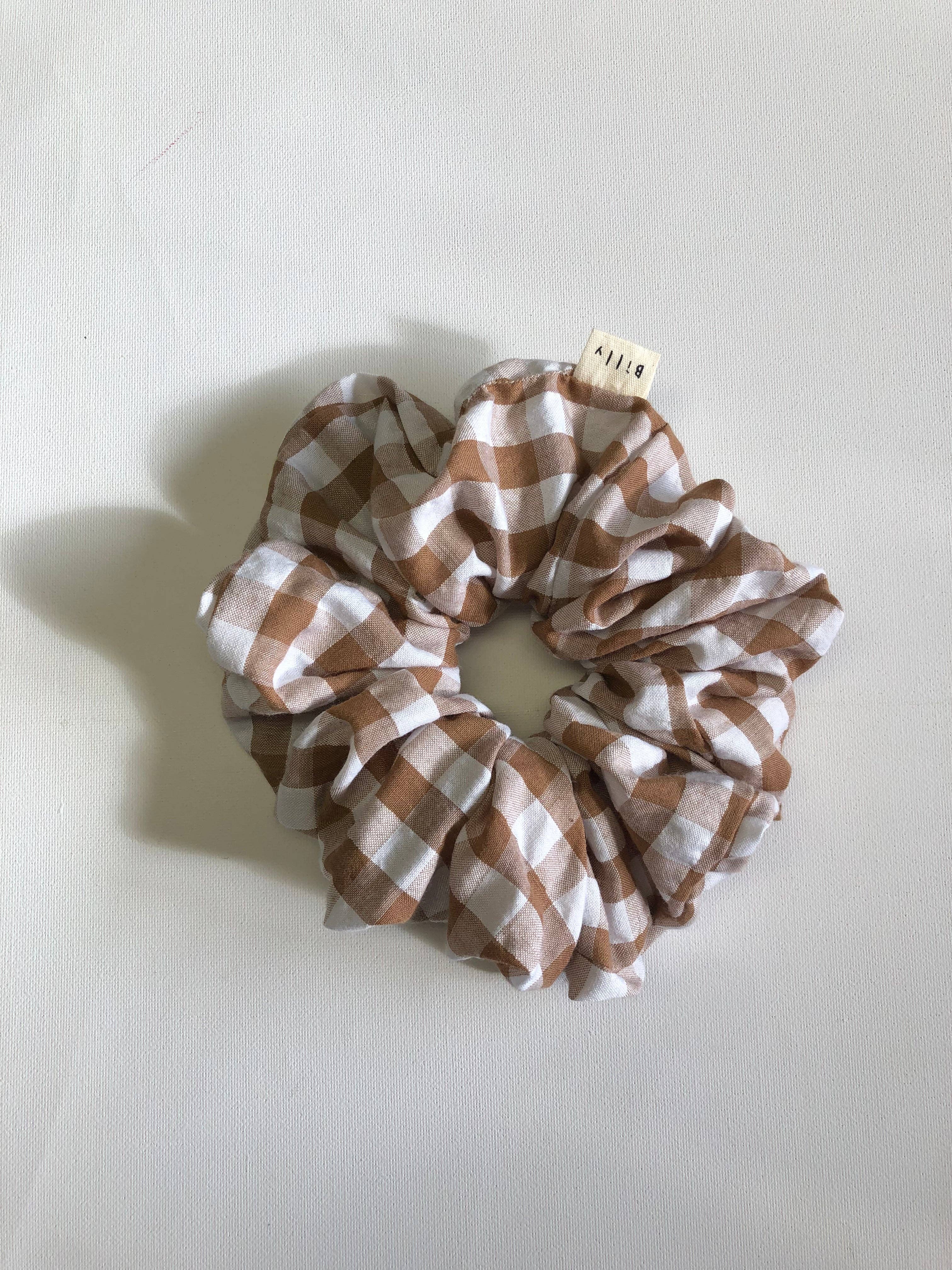 Gingham Scrunchies