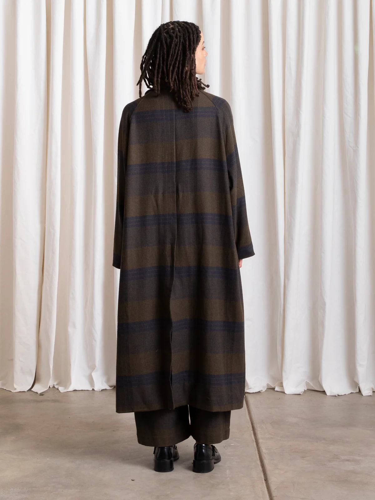 Plaid New Trench