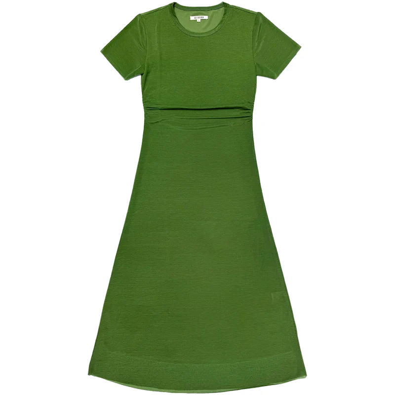 Fitted Mesh T-Shirt Dress