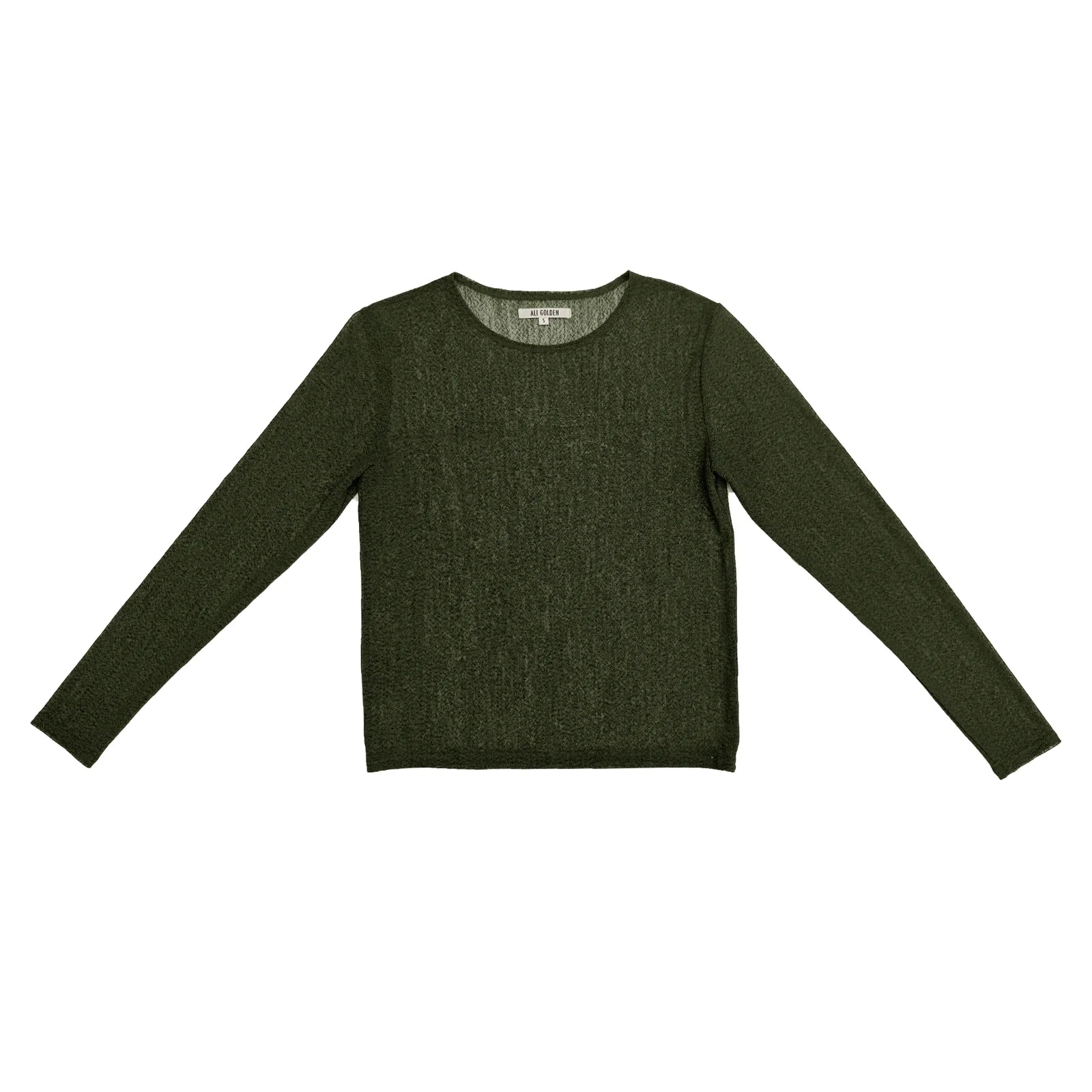 Mesh Long Sleeve Top