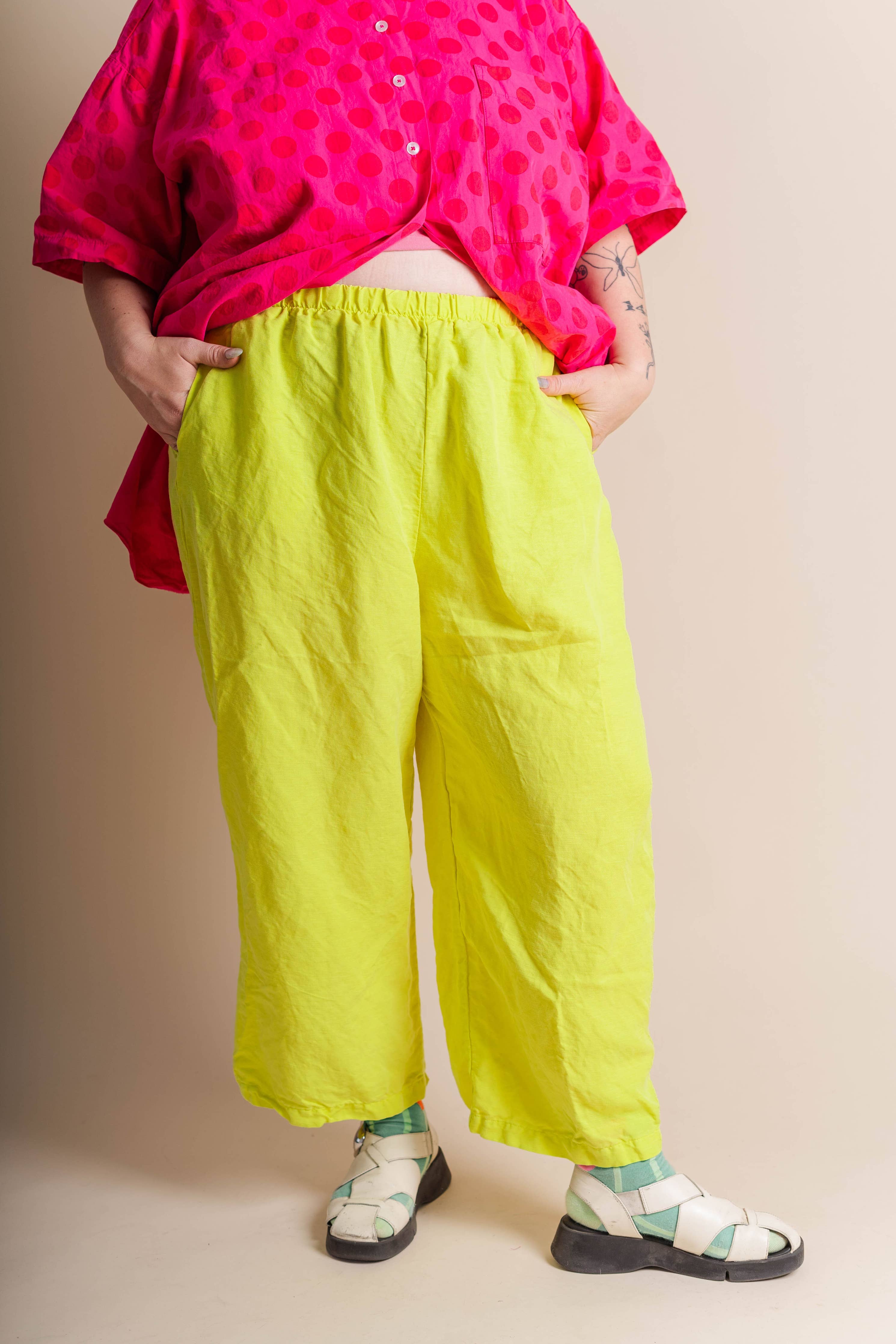 Everywear Pant | Bright Yellow