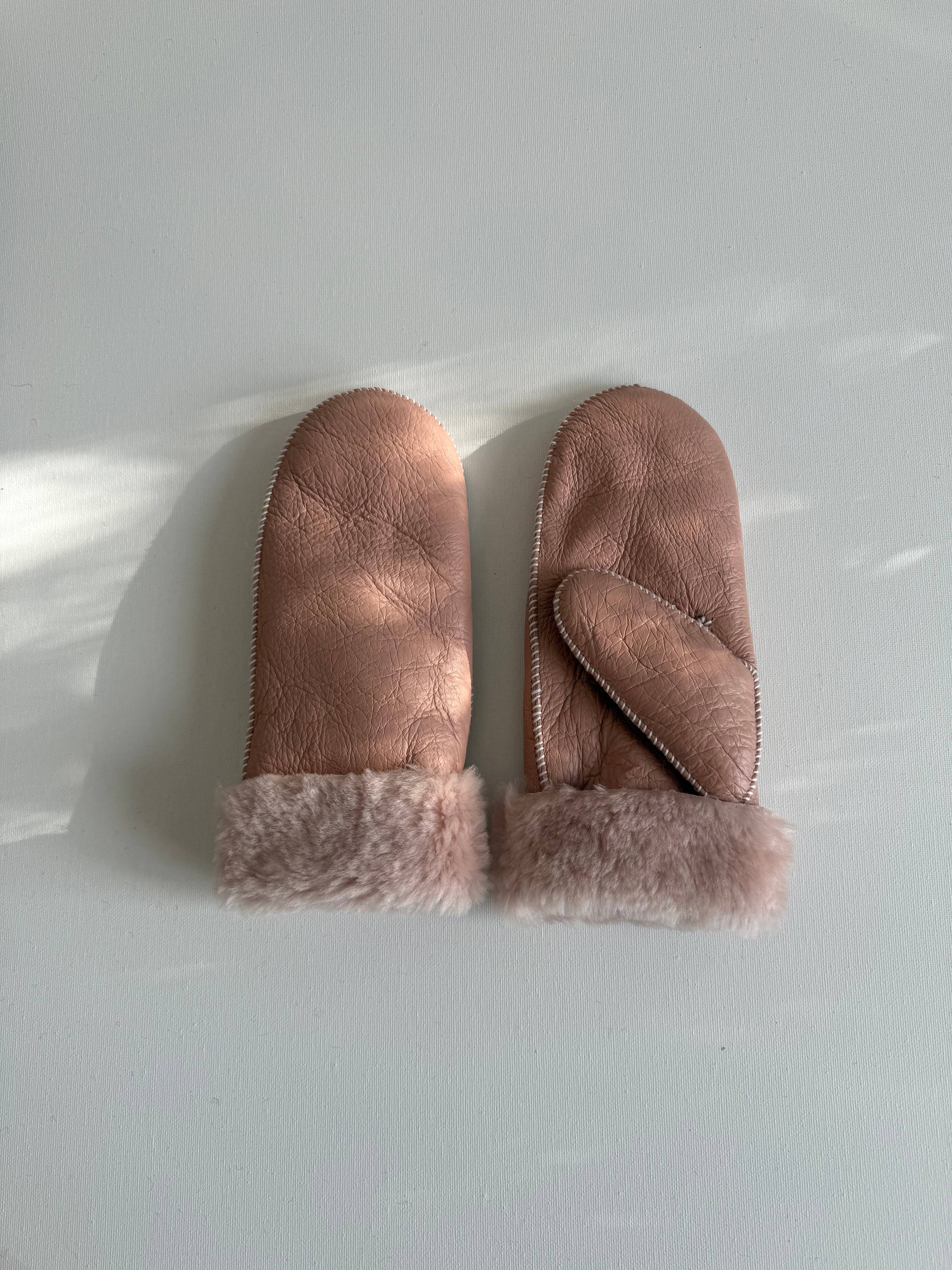 Shearling Mittens