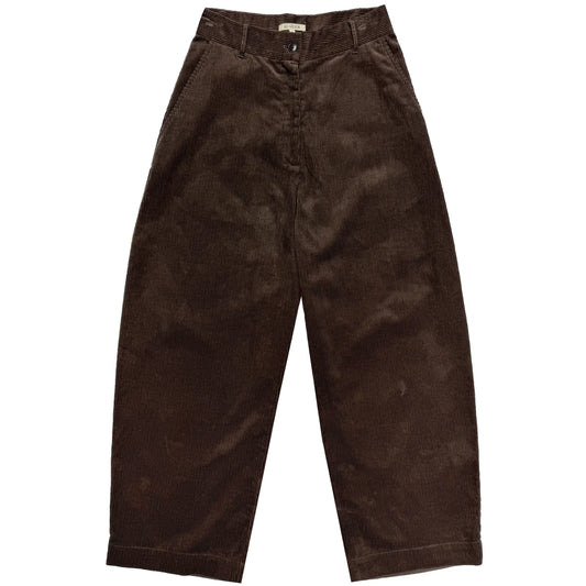 Loose Barrel Pant | Chocolate Corduroy