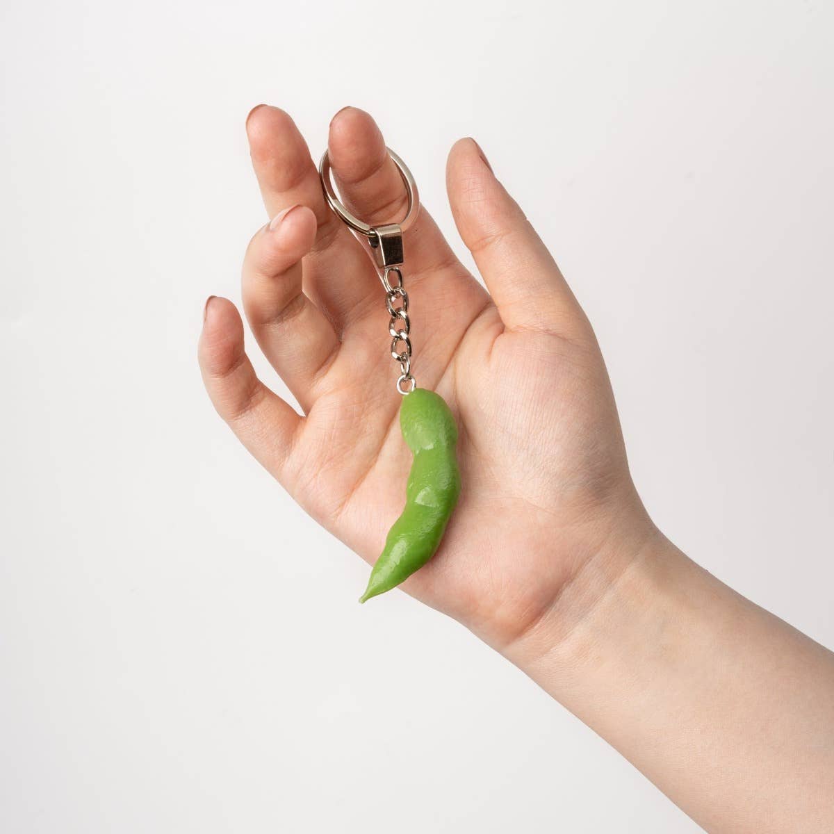 Edamame Keychain