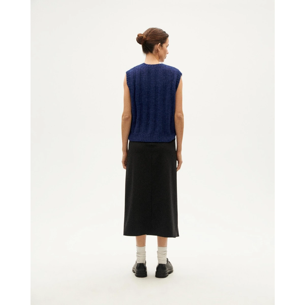 Kelly Vest | Blue alpaca