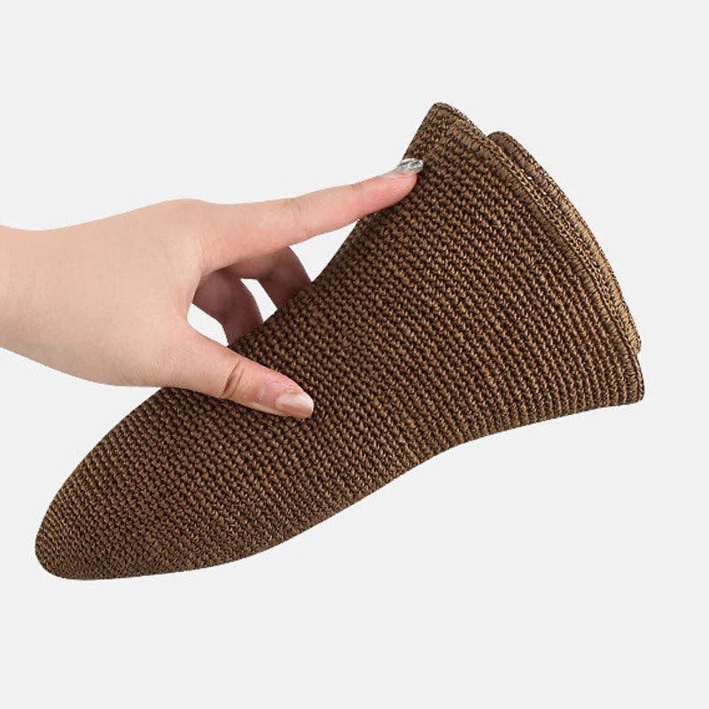 Wide Brim Handwoven Straw Bucket Hat