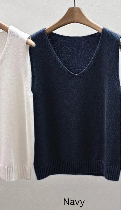 Cotton Sweater Tank